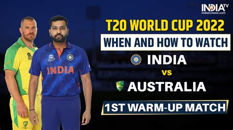 India vs. Australia (Warm Up Match) 10/20/21 .